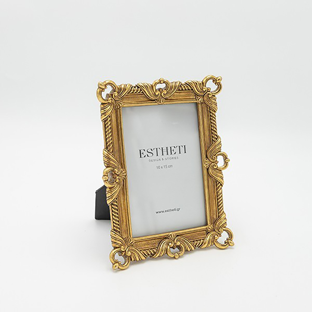 ΚΟΡΝΙΖΑ(10x15) ΑΝΤΙΚΕ ΧΡΥΣΗ 15x2.5x20cm-EUROLAMP-815-00121